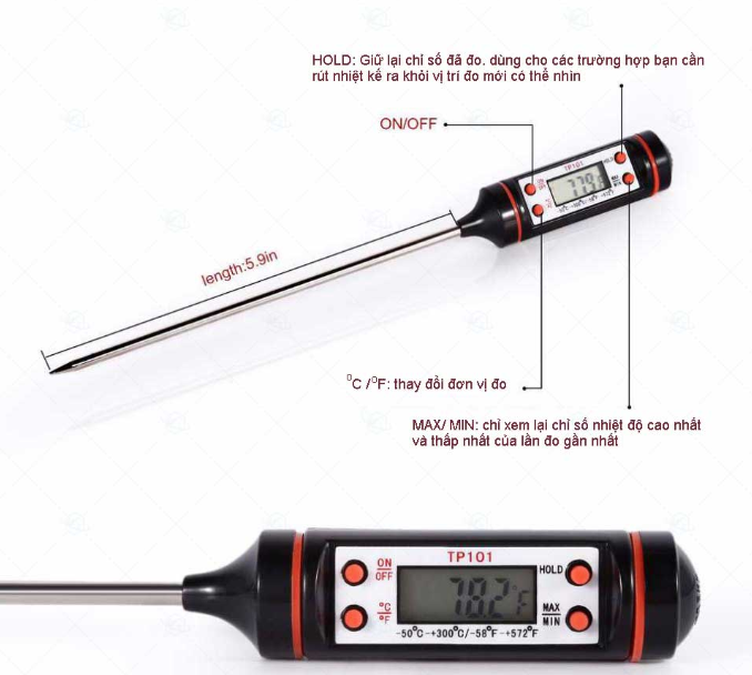 nhiệt kế điện tử đo nhiệt độ