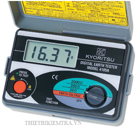 MÁY ĐO ĐIỆN TRỞ ĐẤT KYORITSU-4105A là thiết bị đo điện trở đất ở trạm cung cấp điện, trong hệ thống truyền tải điện, các thiết bị điện,.. Ngoài ra nó còn đo được điện áp đất khi a làm phép đo điện áp đất.